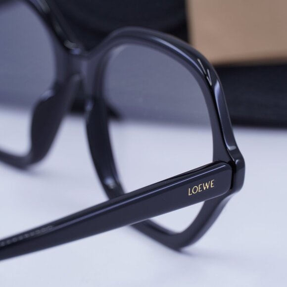Loewe LW50072I 001 Geometric Eyeglasses 55mm – Black - Picture 8 of 9